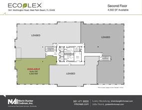 1641 Worthington Rd, West Palm Beach, FL for lease Floor Plan- Image 1 of 2