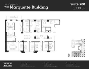 140 S Dearborn St, Chicago, IL for lease Floor Plan- Image 1 of 2