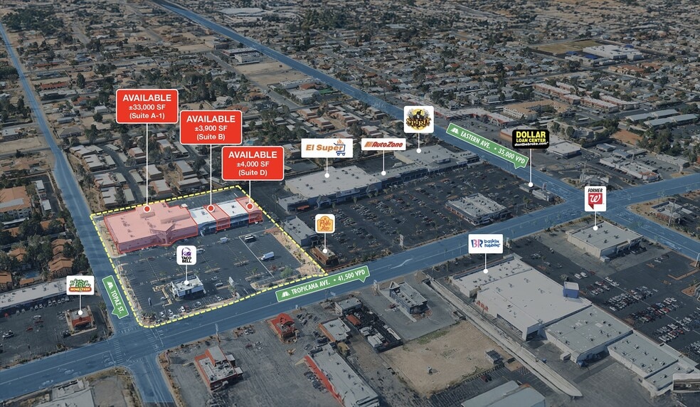 E Tropicana Ave, Las Vegas, NV for lease - Primary Photo - Image 1 of 1