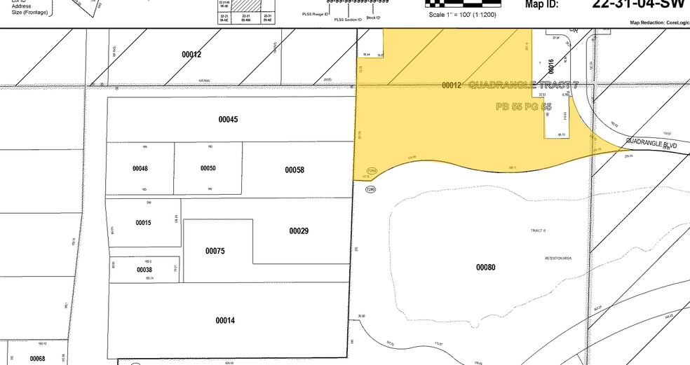 3850 Quadrangle Blvd, Orlando, FL for lease - Plat Map - Image 2 of 2