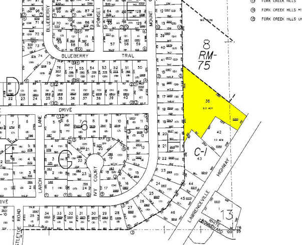 2272 Lawrenceville Hwy, Decatur, GA for lease - Plat Map - Image 3 of 15