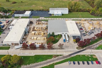 601 Detroit Ave, Monroe, MI - AERIAL map view