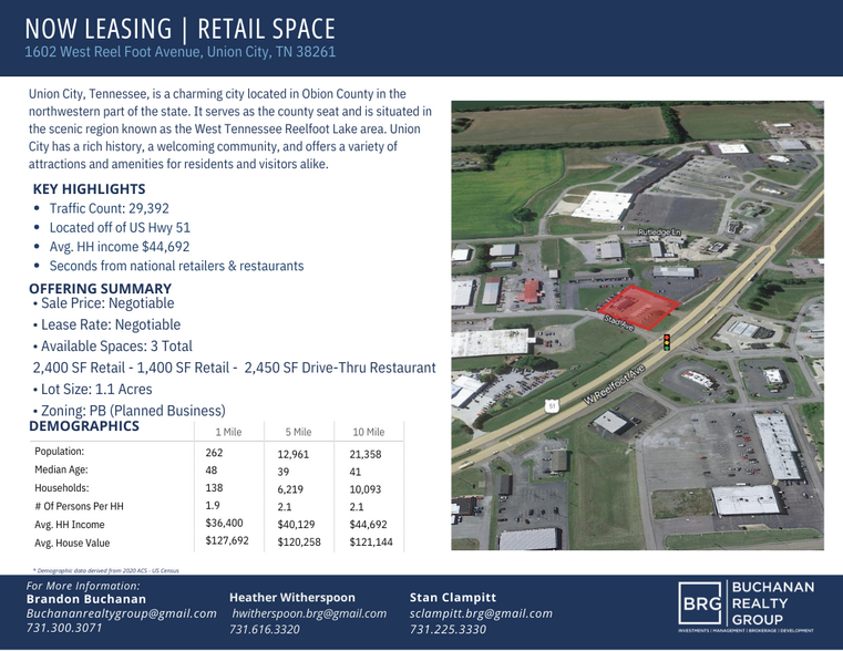 1 Reelfoot, Union City, TN for lease - Building Photo - Image 1 of 2