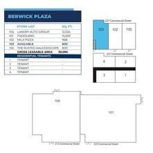 233 Commercial St, Berwick, NS for lease Site Plan- Image 1 of 1