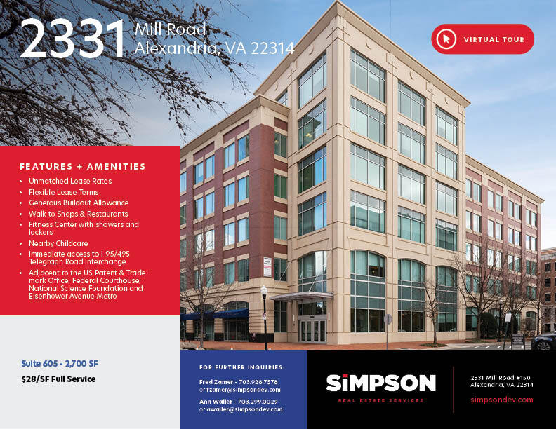 2331 Mill Rd, Alexandria, VA for lease Building Photo- Image 1 of 14