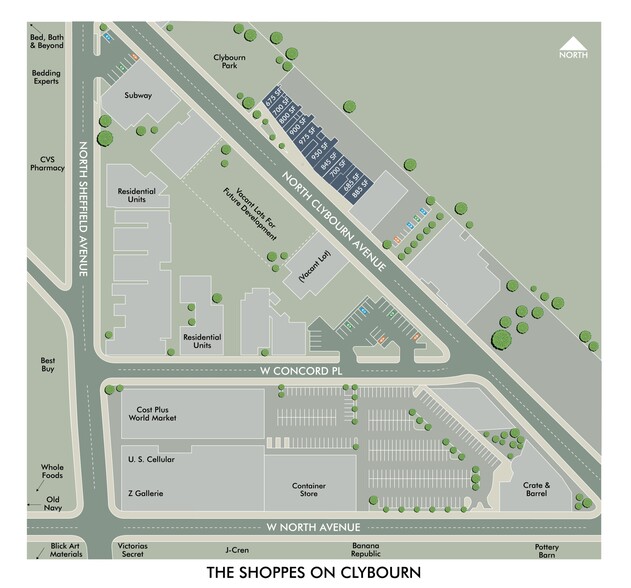 1729-1745 N Clybourn Ave, Chicago, IL for lease - Site Plan - Image 2 of 7