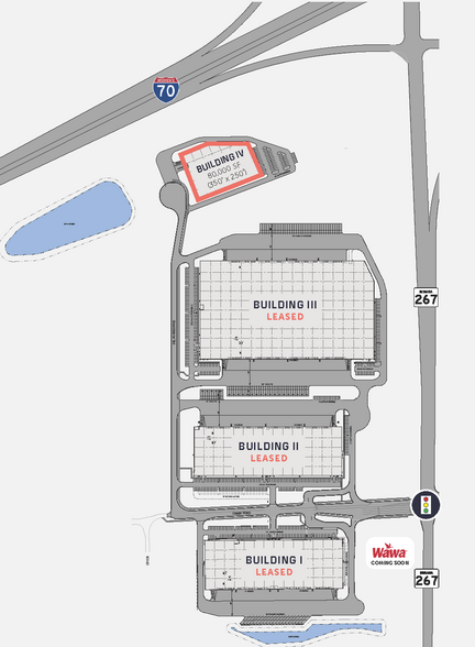 SR 267 & I-70, Plainfield, IN for lease - Building Photo - Image 2 of 2