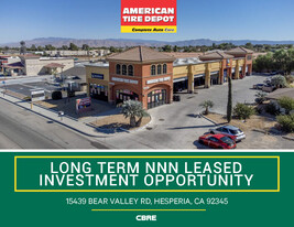 15439 Bear Valley Rd, Hesperia CA - NNN Property