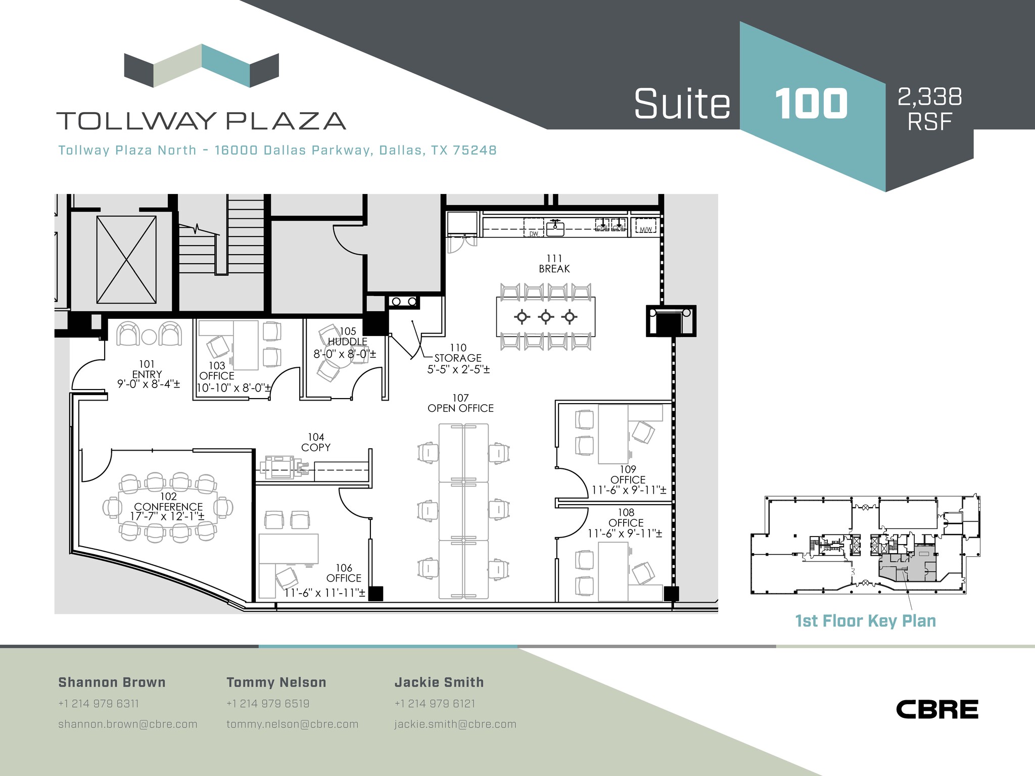 16000 N Dallas Pky, Dallas, TX for lease Floor Plan- Image 1 of 2