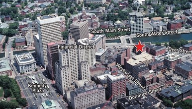 101 Dyer St, Providence, RI - aerial  map view