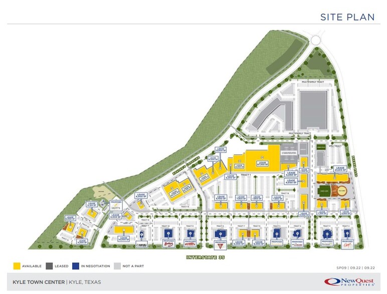 I-35 & Bebee Rd, Kyle, TX for lease - Site Plan - Image 2 of 7