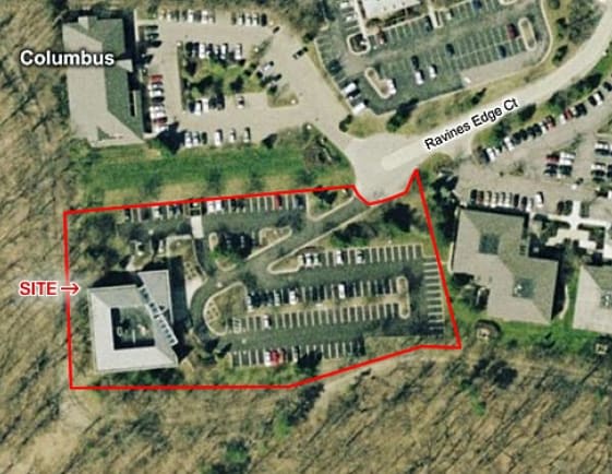 8000 Ravines Edge Ct, Columbus, OH for lease - Aerial - Image 3 of 22