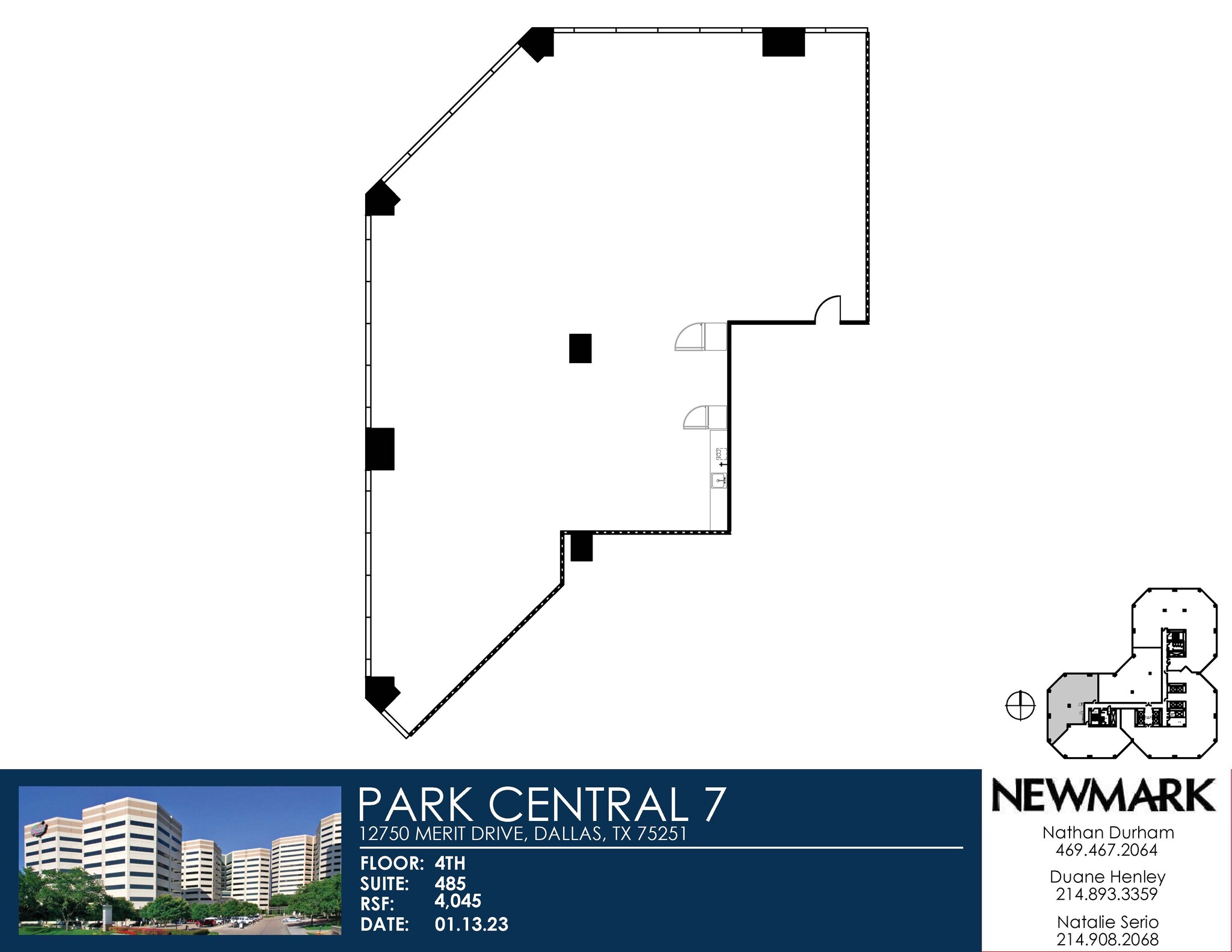 12750 Merit Dr, Dallas, TX for lease Floor Plan- Image 1 of 1