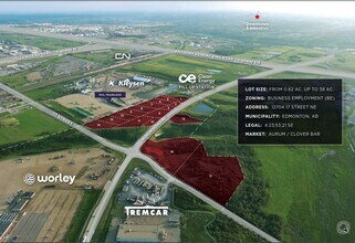 12704 NE 17 St NE, Edmonton, AB - AERIAL map view - Image1