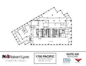 1700 Pacific Ave, Dallas, TX for lease Floor Plan- Image 1 of 1