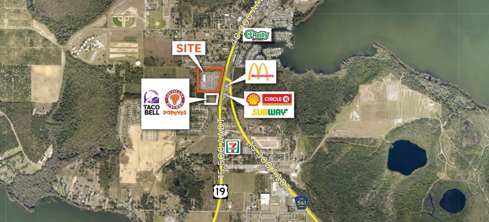 State Road 19 & County Road 561, Tavares, FL for lease - Aerial - Image 2 of 3