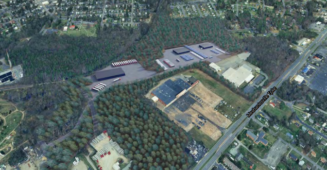 Mechanicsville Tpke, Richmond, VA for lease - Aerial - Image 3 of 4