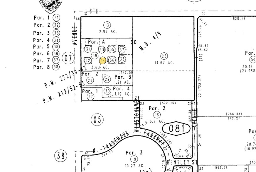 9397 Haven Ave, Rancho Cucamonga, CA for lease - Plat Map - Image 2 of 2