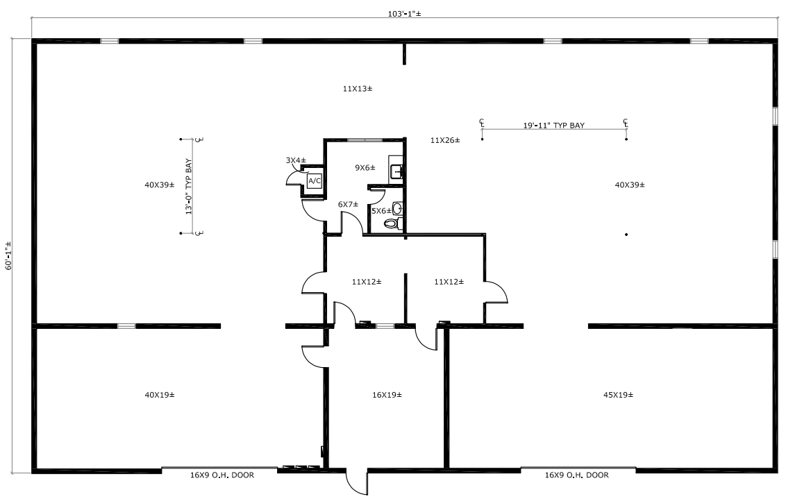 2911 Edith Ln, Haltom City, TX for lease Floor Plan- Image 1 of 1