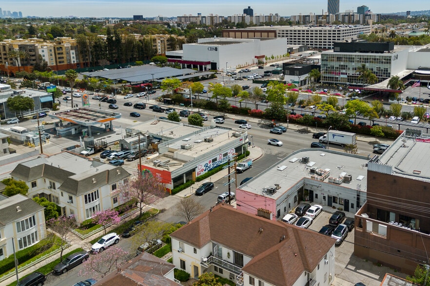 7801-7807 Beverly Blvd, Los Angeles, CA for lease - Aerial - Image 3 of 19