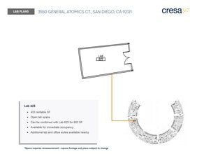 3550 General Atomics Ct, San Diego, CA for lease Floor Plan- Image 1 of 1