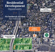 450 4th St, San Rafael, CA - aerial  map view