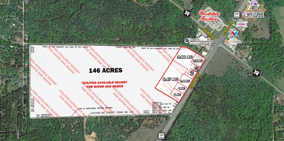 Land in Flint, TX for sale - Aerial - Image 1 of 1
