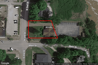 105 N 2nd St, Rockport, IN - AERIAL map view