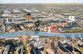 1849 S Mesa Dr, Mesa, AZ - AERIAL  map view