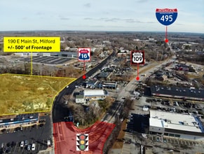 190 E Main St, Milford, MA - AERIAL map view - Image1