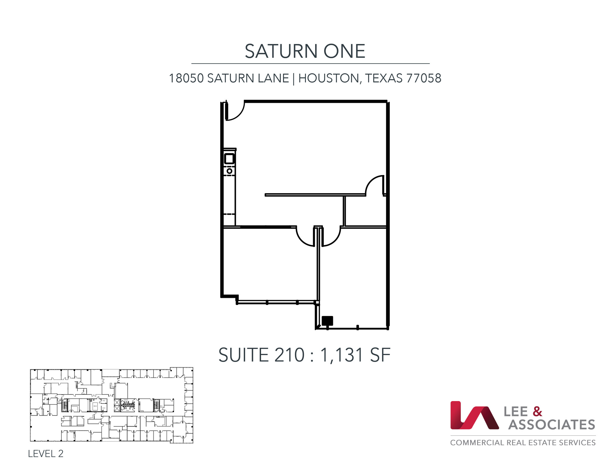 18050 Saturn Ln, Houston, TX for lease Floor Plan- Image 1 of 1