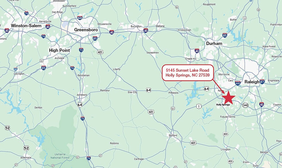 5145 Sunset Lake Rd, Apex, NC for lease - Building Photo - Image 2 of 2