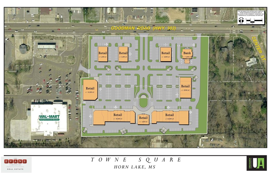 2401 Goodman Rd, Horn Lake, MS for sale - Site Plan - Image 1 of 5