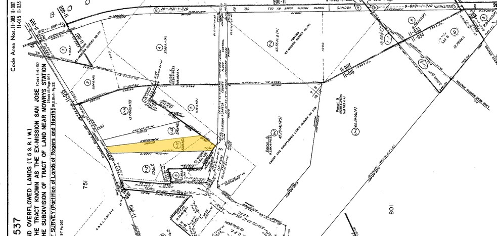 7580 Mowry Ave, Newark, CA for sale - Plat Map - Image 2 of 6