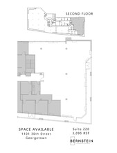 1101 30th St NW, Washington, DC for lease Floor Plan- Image 1 of 1