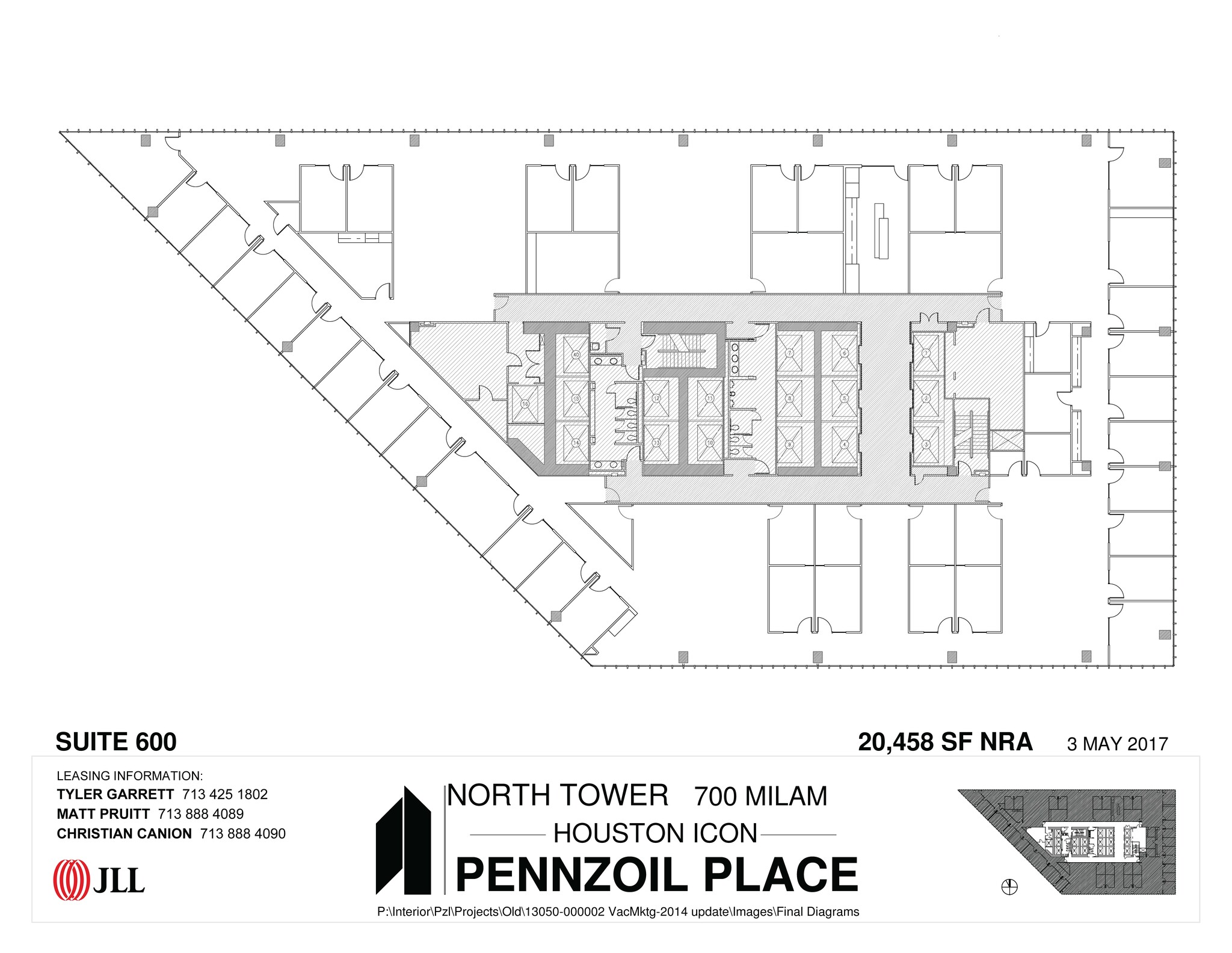 700 Milam St, Houston, TX for lease Floor Plan- Image 1 of 1