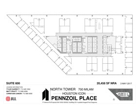 700 Milam St, Houston, TX for lease Floor Plan- Image 1 of 1