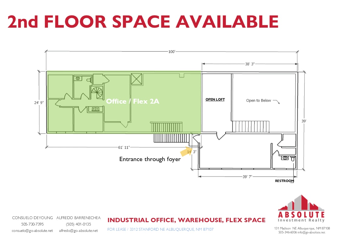 3312 Stanford Dr NE, Albuquerque, NM for lease Floor Plan- Image 1 of 1