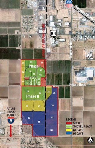 More details for Burris Rd & Peters Rd, Casa Grande, AZ - Land for Sale