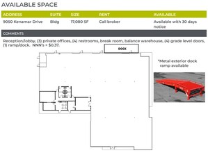 9040 Kenamar Dr, San Diego, CA for lease Floor Plan- Image 1 of 1