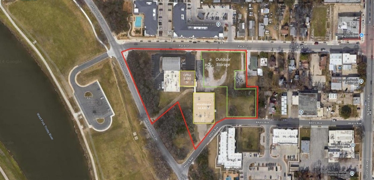 2300 Race St, Fort Worth, TX for lease Aerial- Image 1 of 1