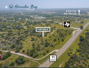 State Highway 71, Horseshoe Bay, TX - aerial  map view - Image1