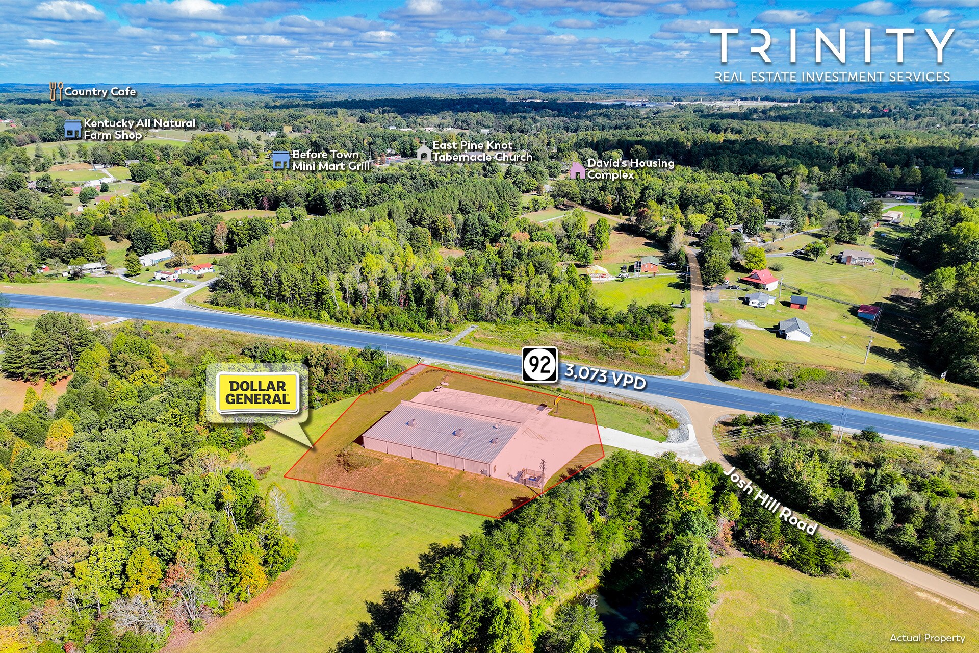 380 Josh Hill rd, Pine Knot, KY 42635 Lower Price Point NNN DG