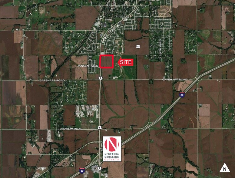 NEC Hwy 6 & Jansen Drive, Gretna, NE for sale - Aerial - Image 1 of 1