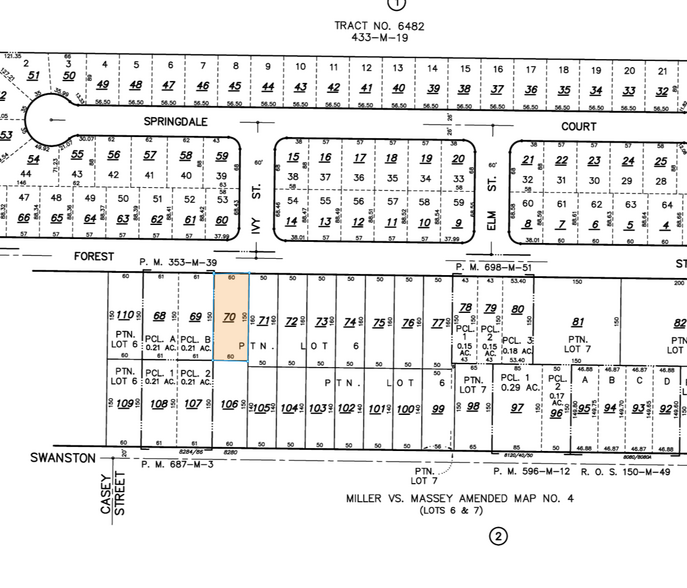 8271 Forest St, Gilroy, CA for sale - Plat Map - Image 3 of 3