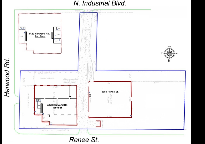 4120 Harwood Rd, Bedford, TX for lease - Site Plan - Image 3 of 3