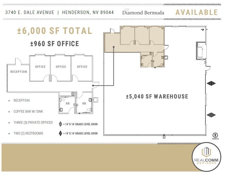 3740 E Dale Ave, Henderson, NV for sale - Floor Plan - Image 3 of 5