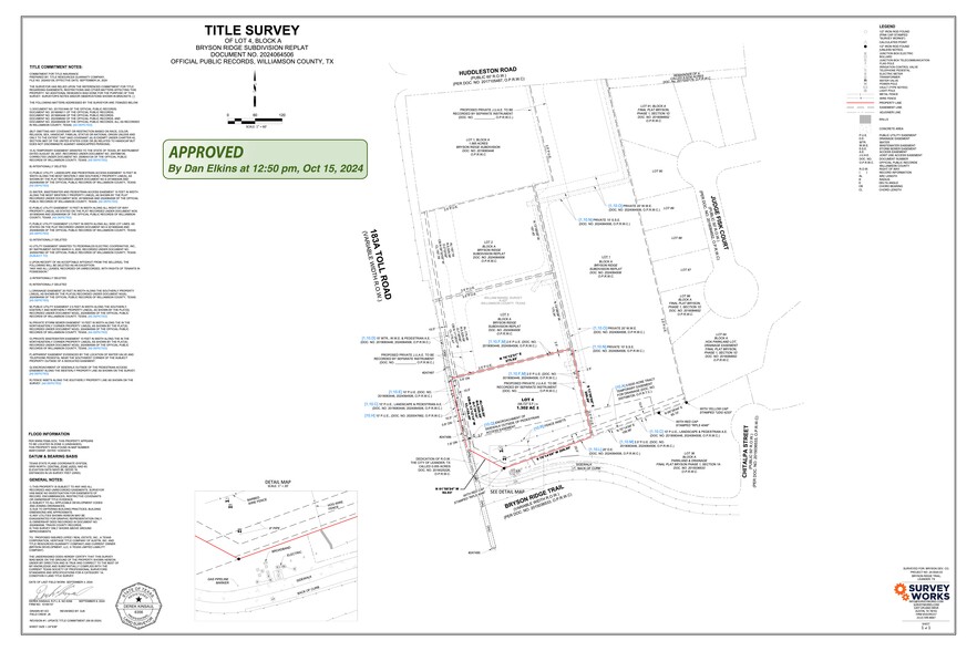 183A & Bryson Ridge Trl, Leander, TX for sale - Site Plan - Image 3 of 3