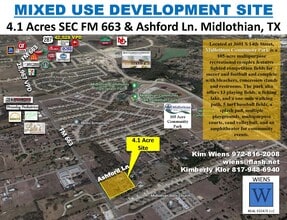 216 Ashford Ln, Midlothian, TX - Aerial map view - Image1