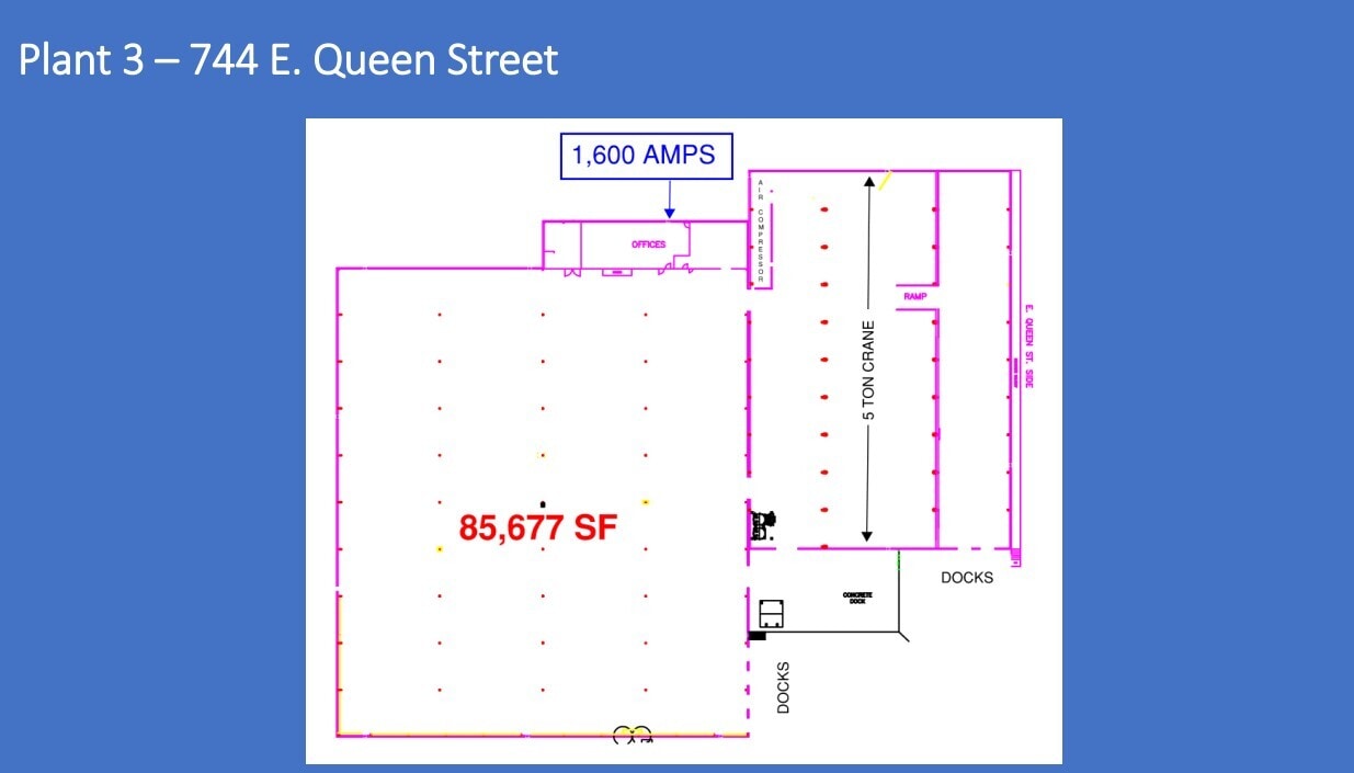 806 E Queen St, Strasburg, VA for lease Floor Plan- Image 1 of 9